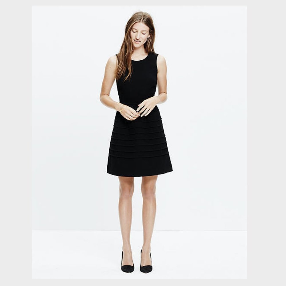 Madewell Midnight Dress in Black, SZ 2